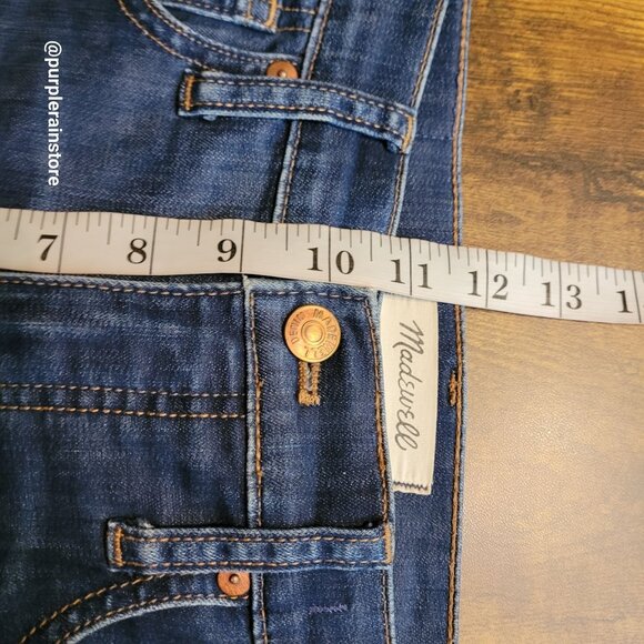 Madewell Jeans 30 Skinny 10" High Rise Medium Dark Wash Tummy Control Stretch - Picture 8 of 11